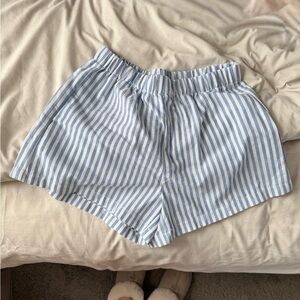 SHEIN Blue and White Striped Garment